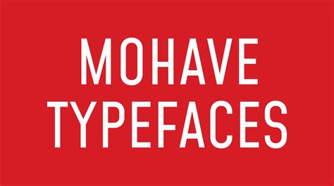 Mohave Font Free by Tokotype | Font Squirrel