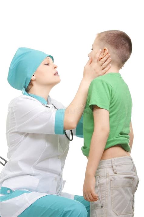 Boy at medical examination stock photo. Image of pediatrician - 9165526