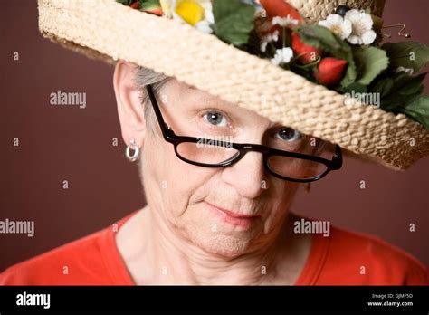 lady female hat stock photo alamy