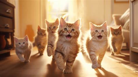 Adorable looking kittens | AI-generated image