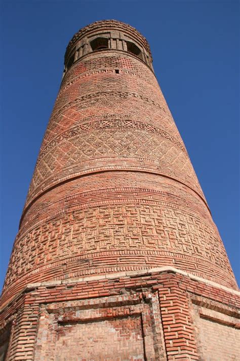 Minaret in Uzgen, Kyrgyzstan Editorial Image - Image of central ...