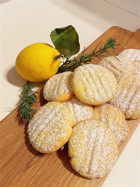 Lemon Rosemary Cornmeal Cookies - Feasting on Italy