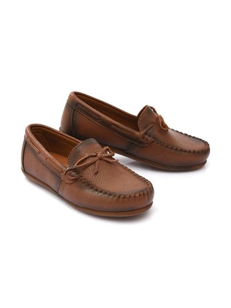 Moustache Leather Moccasin Loafers | Brown | FARFETCH