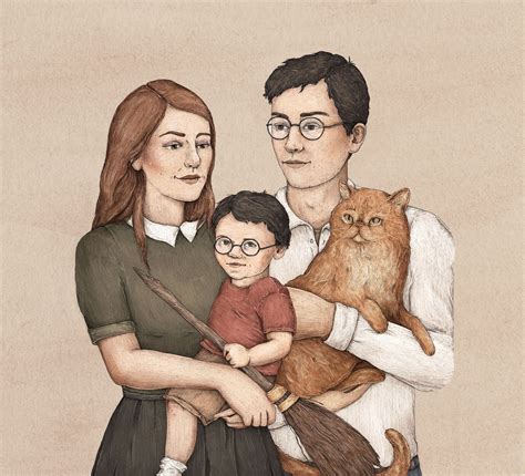 Harry Potter Family Stickers Potter Harry Family - The Art of Images