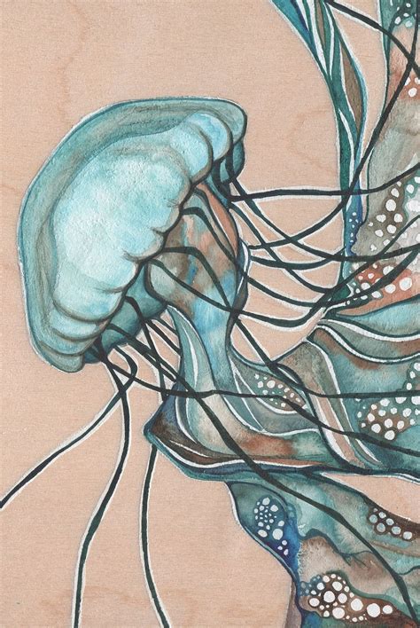 Pin by Erin on Artworks | Jellyfish art, Fish art, Sea art
