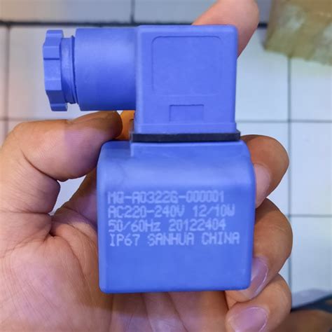 Jual Solenoid Coil Sanhua MQ-A03 spade terminal 220V MQA03 MQ A03 ...