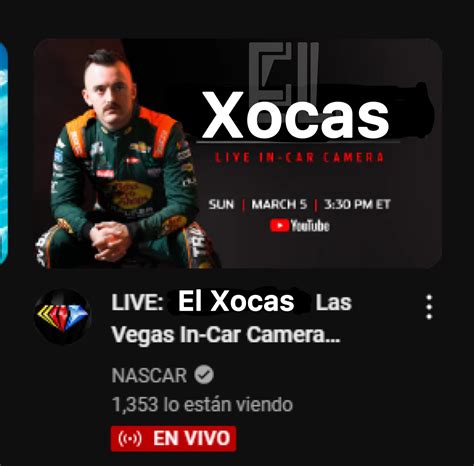 El Xocas piloto de la Nascar : r/LMDShow