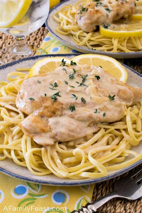Creamy Lemon Chicken - A Family Feast®