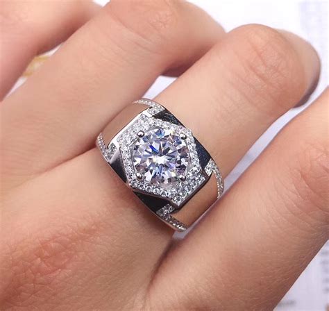 moissanite rings men 3