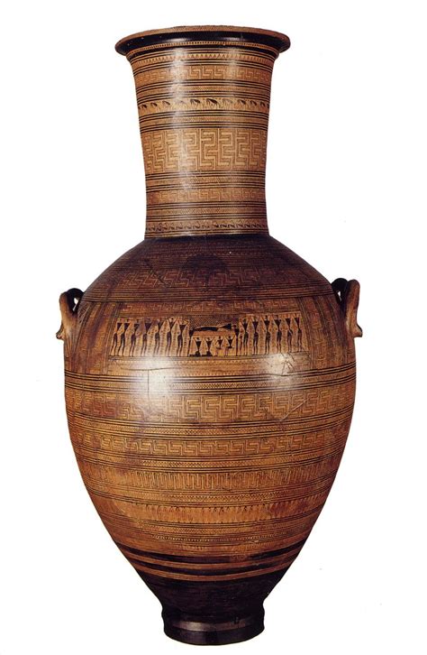 Dipylon Amphora: Ancient Greek Pottery Vase
