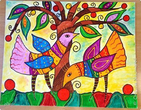 Антистрессовые картинки :-) | Flower art painting, Art journal ...
