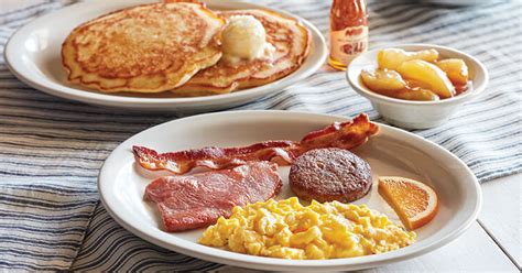 kitchen table breakfast  cracker barrel