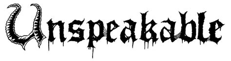 Unspeakable Logo by Saevus on DeviantArt