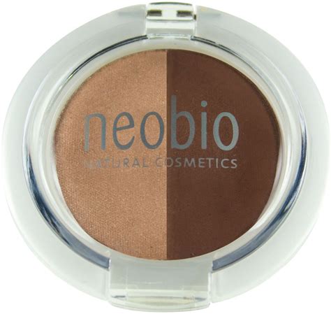 Neobio Натуральные двойные тени для век, тон № 02 коричневое шампанское ...