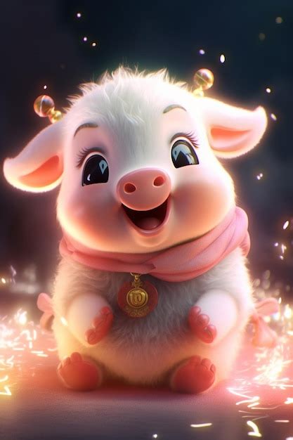 Premium AI Image | The little pig from disney's the little pig movie