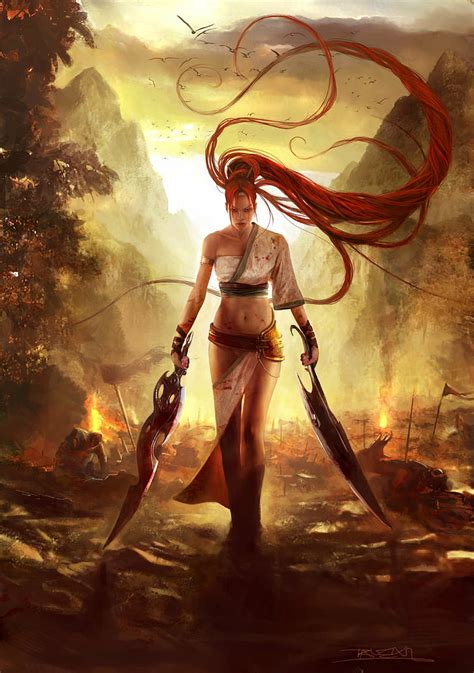 Nariko Heavenly Sword Concept Art