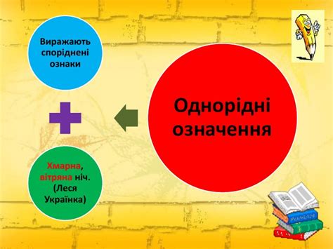 Презентація "Однорідні й неоднорідні означення"