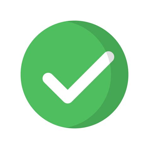 Round checkbox. Authentication or success. Tick. Vector. 26530562