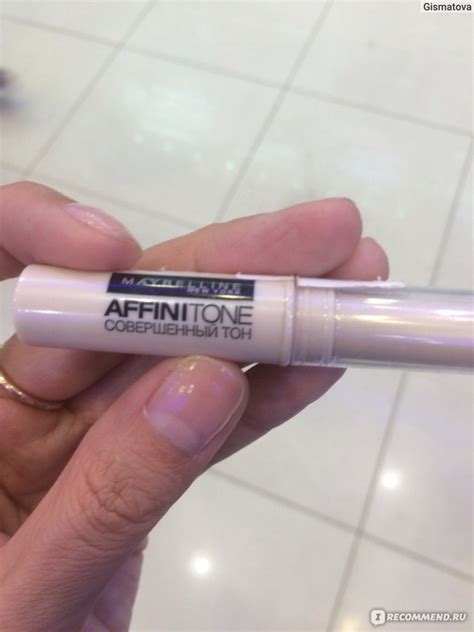 Корректирующий карандаш для лица MAYBELLINE AFFINITONE Совершенный тон ...