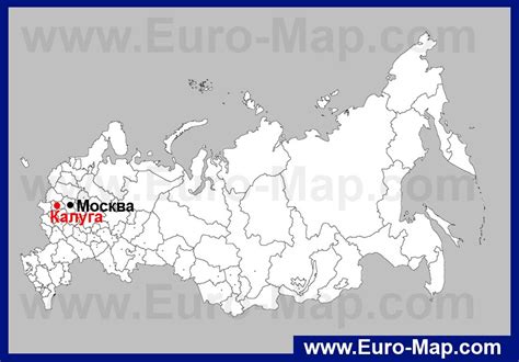 Карты Калуги | Подробная карта города Калуга с улицами, домами ...