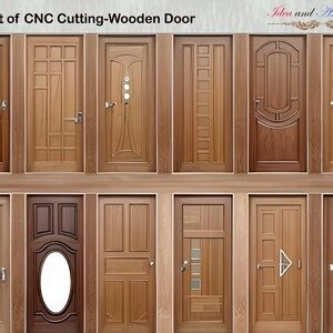 CNC Designs for Wooden Doors, Door Outline Cut File, Door Clipart, CNC ...