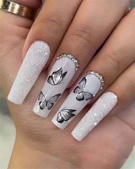 Long Acrylic Nail Designs, Dope Nail Designs, Art Designs, Cute Simple ...