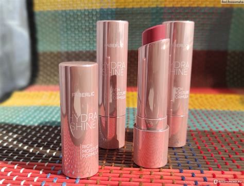 Губная помада Faberlic Hydra Shine сатиновая серии Glam Team - «Три ...