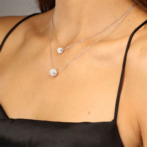 Двойно сребърно колие "Дискотека" – Silenti Jewelry