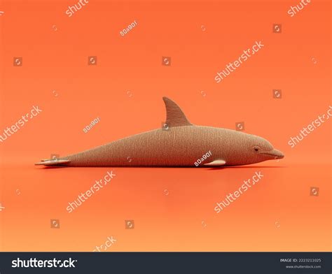 Dolphin Doll Stuffed Fidh Made Fabric Stock Illustration 2223211025 ...