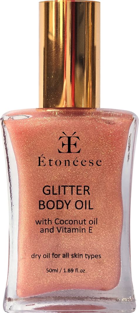 Etoneese Glitter Body Oi - Сухое масло для тела с частицами серебра ...