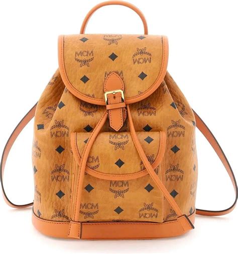mcm logo backpack shopstyle