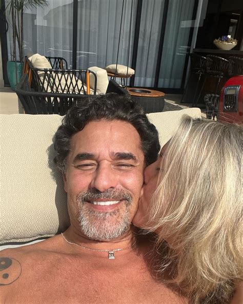 Após alta de hospital, Luciano Szafir comemora Dia dos Namorados e se