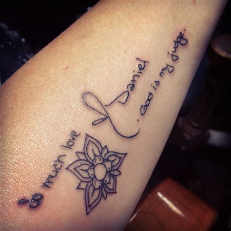 tattoo  loving memory   son daniel    artwork