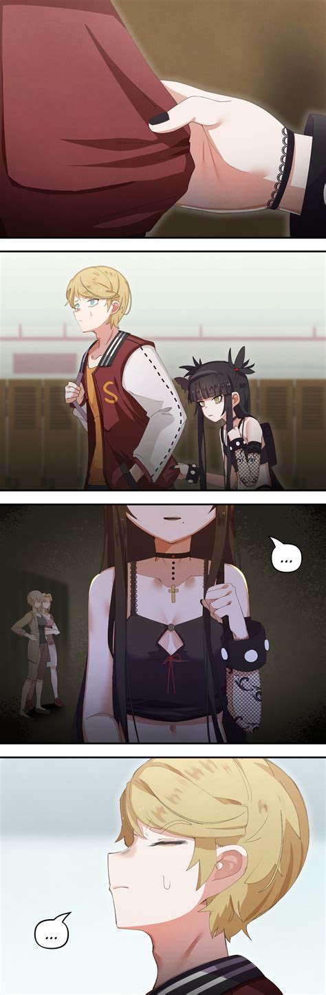 ophelia and tyler (goth girl and the jock) drawn by at2. and