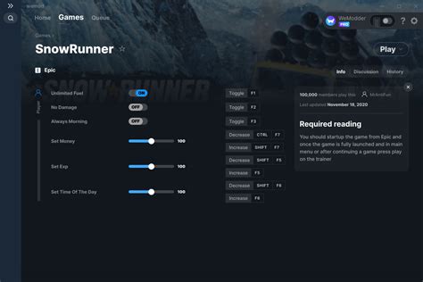 SnowRunner Locate and Deliver Trainer +6, Cheats & Codes - PC Games ...