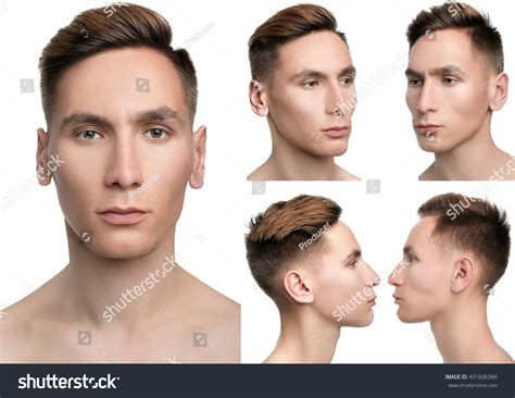 Set Portraits Portrait Man Five Angles Stock Photo 431836366 | Shutterstock