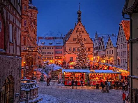 Bavaria southern Germany - Christmas market Rothenburg | Germany ...