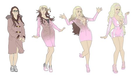 Shy Girl Bimbo TF Color by Banedearg on DeviantArt