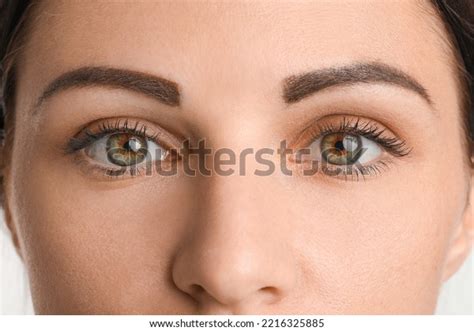 Young Woman Beautiful Hazel Eyes On Stock Photo 2216325885 | Shutterstock