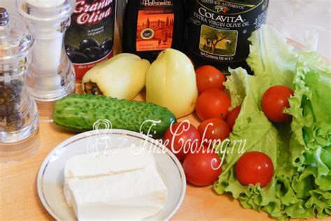 Салат греческий с брынзой пошаговый рецепт