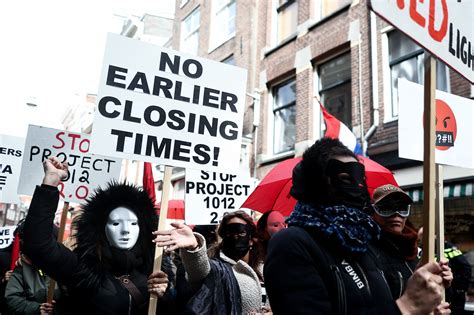 Amsterdam's sex workers protest new red light district rules | New York