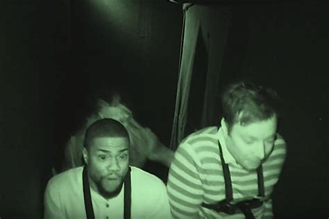 Kevin Hart and Jimmy Fallon go to a haunted house | ELLE Canada ...