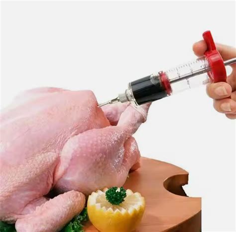 Plastic Meat Injector | Charcoal Kings