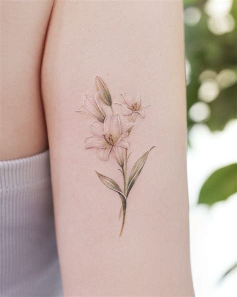 lily tattoo idea 2
