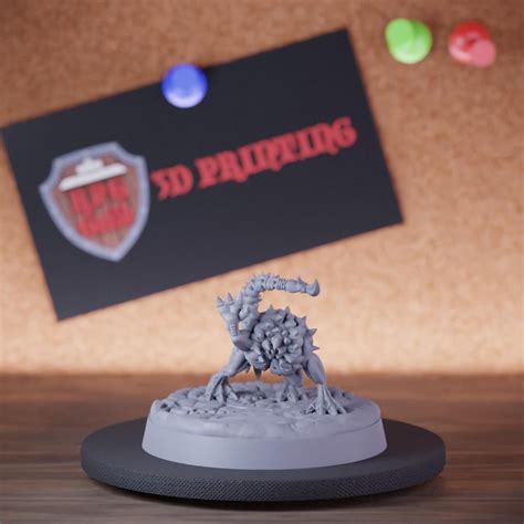 brain dog miniatureintellect devourer monster mini dungeons  dragons