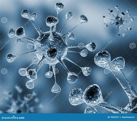 Virus. stock illustration. Illustration of experiment - 7023551