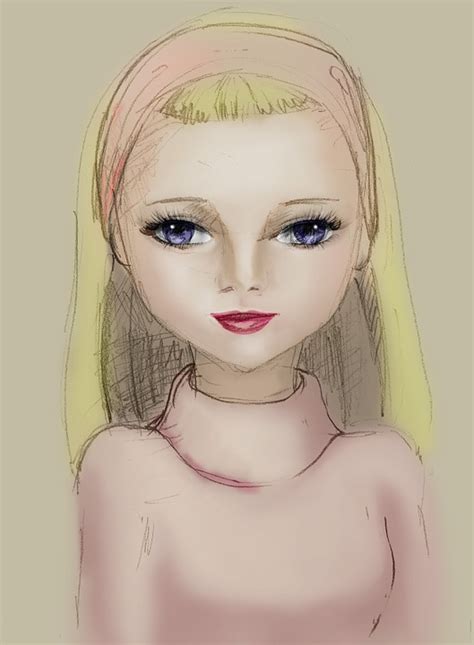 Download Little Girl, Girl, Beauty. Royalty-Free Stock Illustration ...