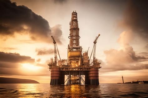 Premium AI Image | a deepsea oil rig symbolizing the oil and gas ...