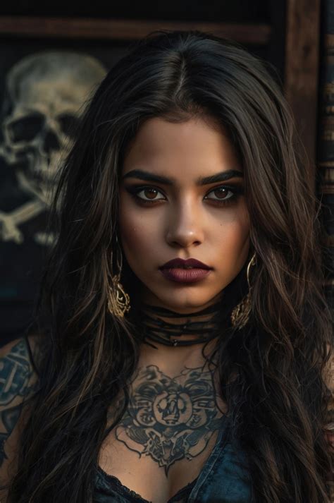 Tattoo latina portraits (set of 2 images) by AINation on DeviantArt