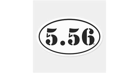 5.56 Sticker | Zazzle
